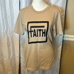 Bella Canvas Beige Tee with Black Graphic